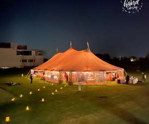 tent event at night