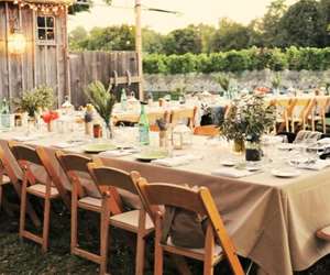 catering table arrangement